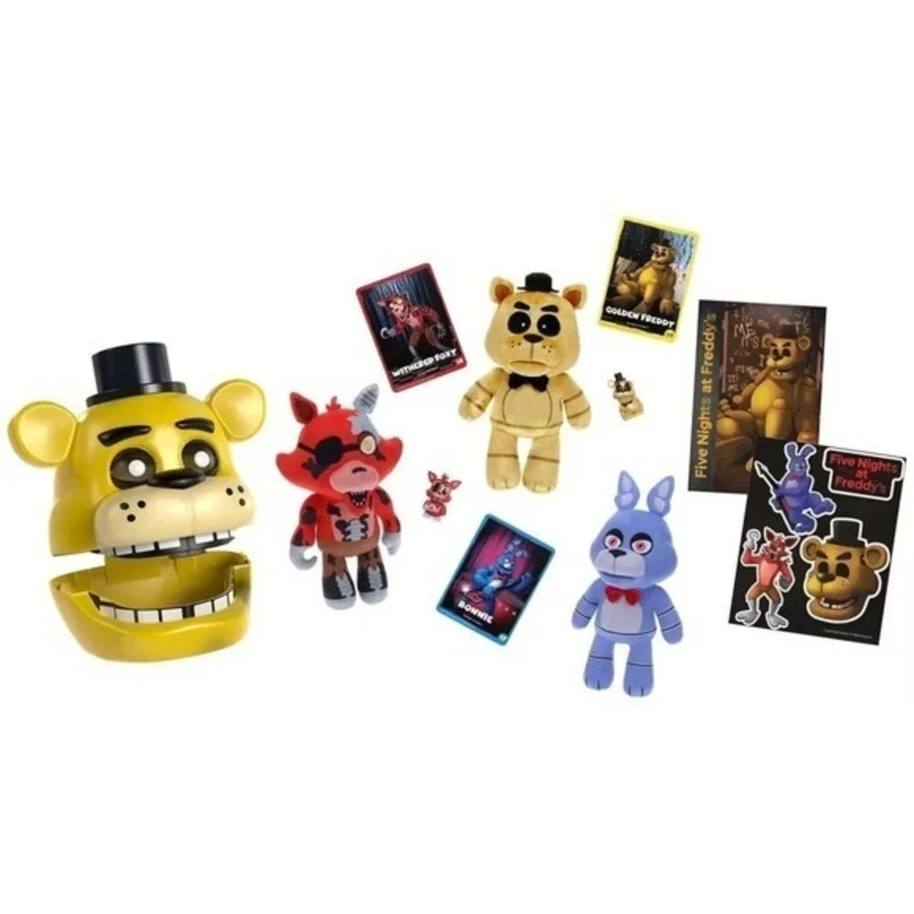 Five Nights At Freddy's Animatronic Head Mystery Capsule‎ Gold Collector Bundle